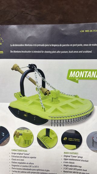 Desbrozadora para tractor Texas