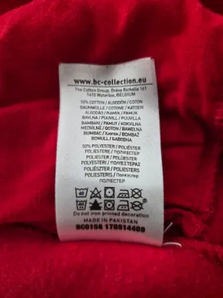 Felpa rossa Algida con zip