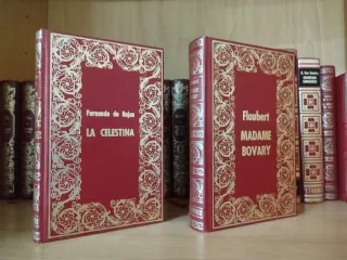 Colección de libros clásicos.