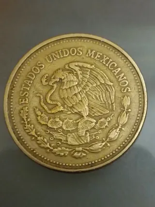 Moneda 1000 Pesos México 1988