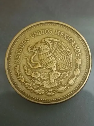 Moneda 1000 Pesos México 1988