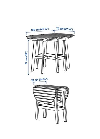 Mesa plegable jardín.