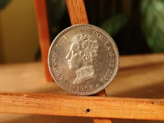 Moneda Plata 2 pesetas 1905 *19*05 Alfonso XIII