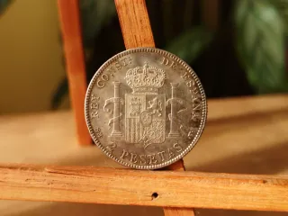 Moneda Plata 2 pesetas 1905 *19*05 Alfonso XIII