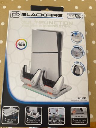 Base Carga Multifunción PS5 Slim RGB