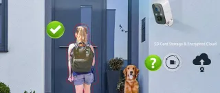 Cámara de Vigilancia WiFi DF220 con Batería