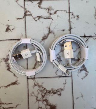 2 Cables Cargadores iPhone Originales Apple