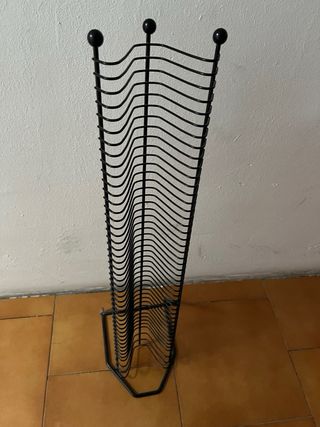 Torre organizadora CD metal negra