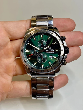 Reloj Festina Chronograph F20463/3 Verde Hombre
