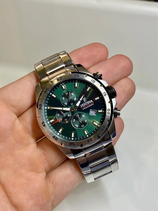 Reloj Festina Chronograph F20463/3 Verde Hombre