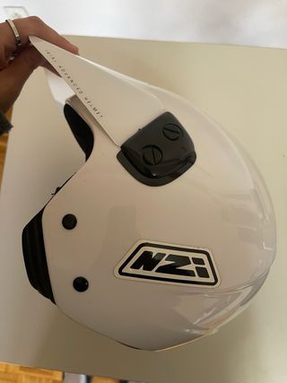 Casco Nzi Trial Talla XS Blanco 1050g