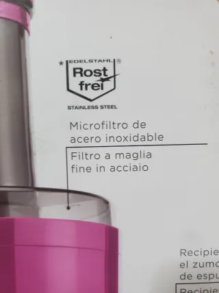 Licuadora Silvercrest Rosa de la marca LIDL.