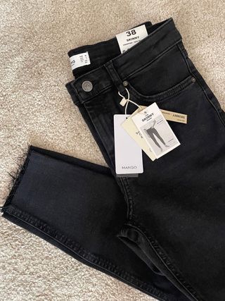 Mango Jeans Skinny T38 Negro