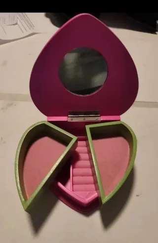 Joyero Corazón Multicolor. Espejo