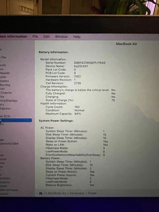 Macbook Air M1 8GB RAM 256GB SSD Plata