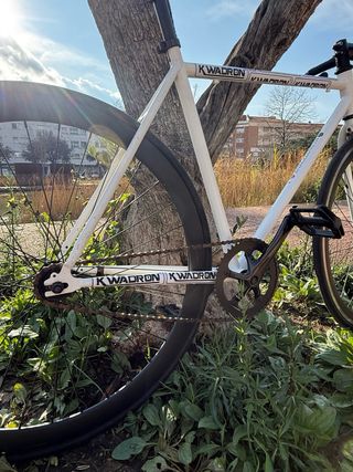 Bicicleta Fixie Blanca