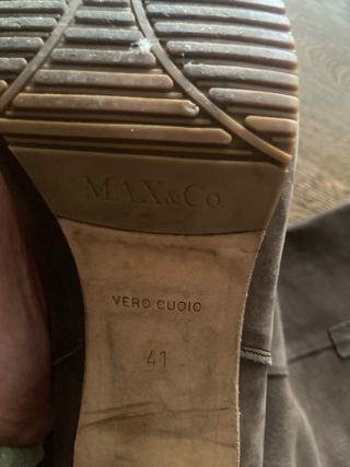 Stivali marroni con tacco max&Co