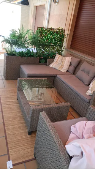 Conjunto Muebles Jardín VEN 4 Plazas