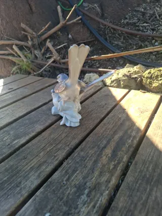 Figura de porcelana de dos pájaros LLADRÓ