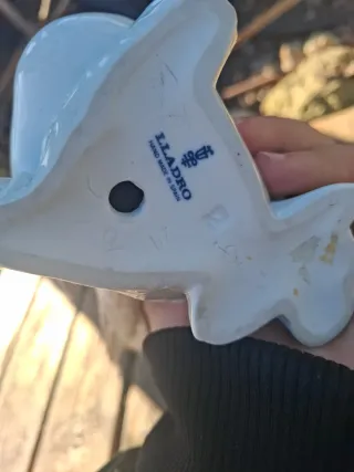 Figura de porcelana de dos pájaros LLADRÓ