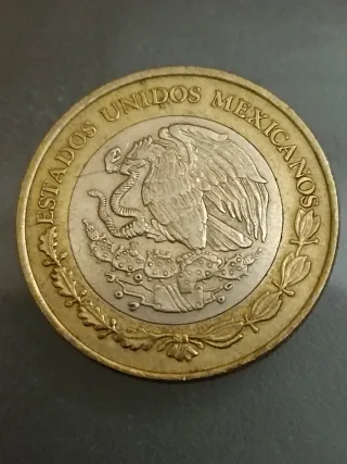 Moneda 10 Pesos México 2018