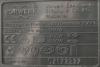 Thermomix TM21 con accesorios