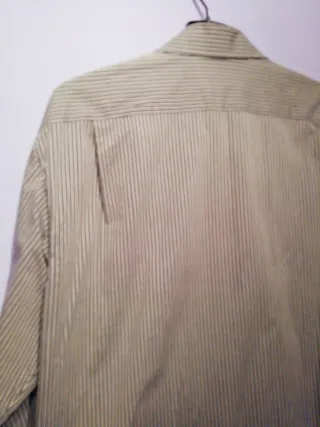 Camisa caballero rayas grises y blancas
