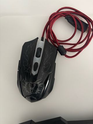 Teclado y Ratón Gamer Woxter Negro/Rojo