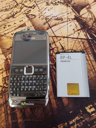 Nokia E71 Movistar Negro/Plata