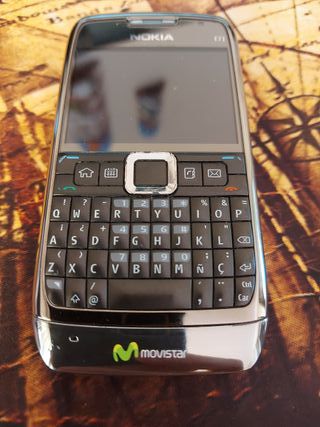 Nokia E71 Movistar Negro/Plata