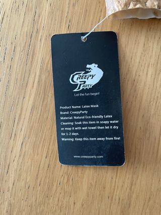 Disfraz Máscara Dinosaurio Látex