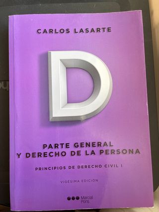 PRINCIPIOS DE DERECHO CIVIL. Tomo I: Parte Gene...