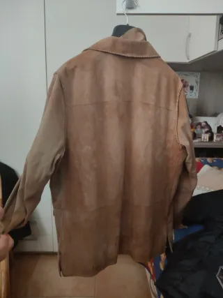 Giacca in vera pelle scamosciata Marella