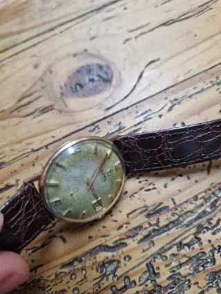 Reloj Roamer Dorado y Marrón