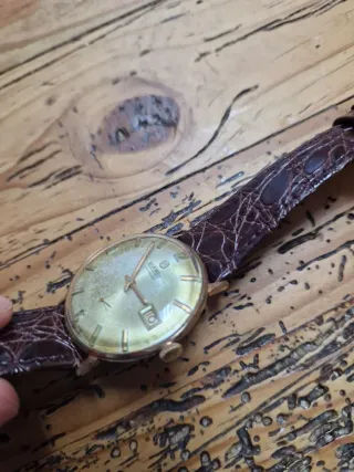 Reloj Roamer Dorado y Marrón