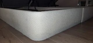 Canapé cama matrimonio beige/gris