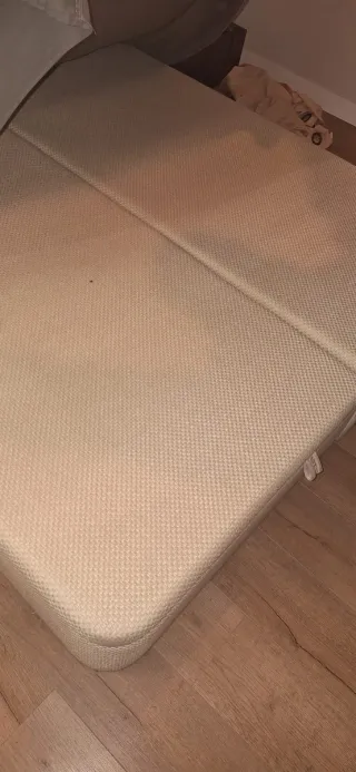 Canapé cama matrimonio beige/gris