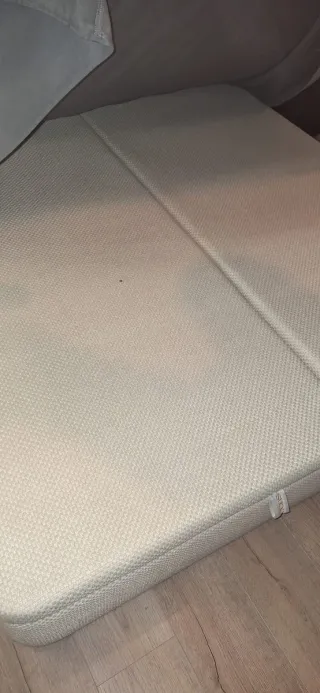 Canapé cama matrimonio beige/gris