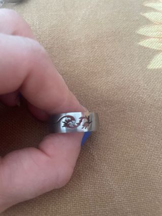 Anillos de acero grabados Talla 8 ,9,10,11,13
