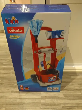 Carro Limpieza Juguete Vileda con caja incluida