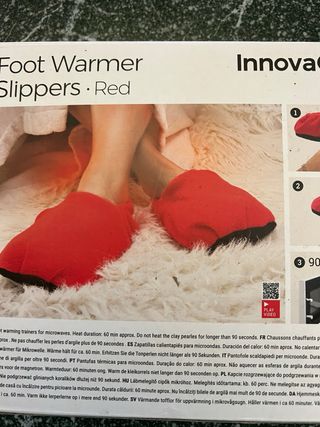 Zapatillas Calentables Microondas