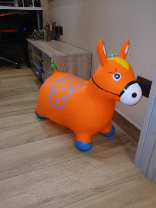 Cavallino Gonfiabile Arancione