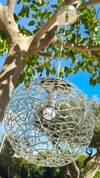 Lámpara Colgante Diseño Moderno Plata