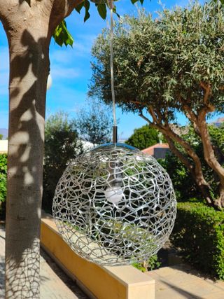 Lámpara Colgante Diseño Moderno Plata