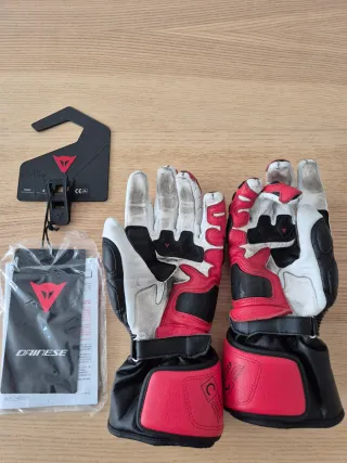 Guantes Dainese Druid Rojo/Blanco