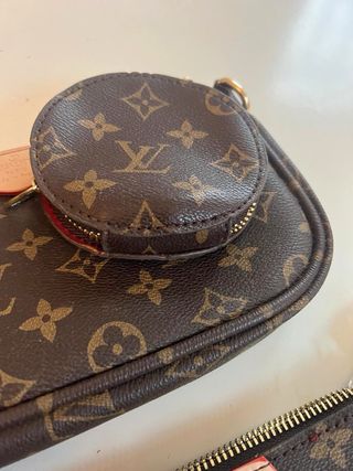 Bolsos y Monedero Marrón/Rosa