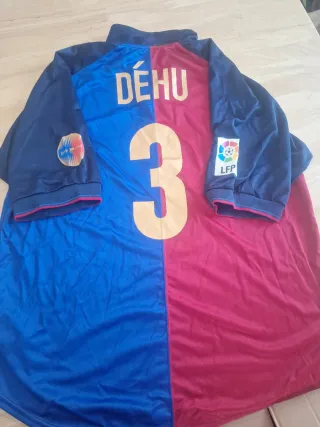 Camiseta Barça Centenario Dehu Firmada por equipo