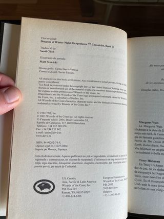 DRAGONLANCE DRACS DE TARDOR PRIMAVERA I D’HIVERN