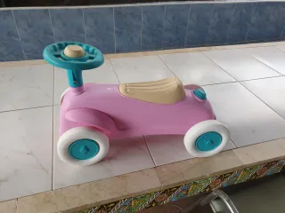 Coche correpasillos rosa