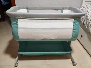 Mini cuna colecho MS + colchón + accesorios regalo